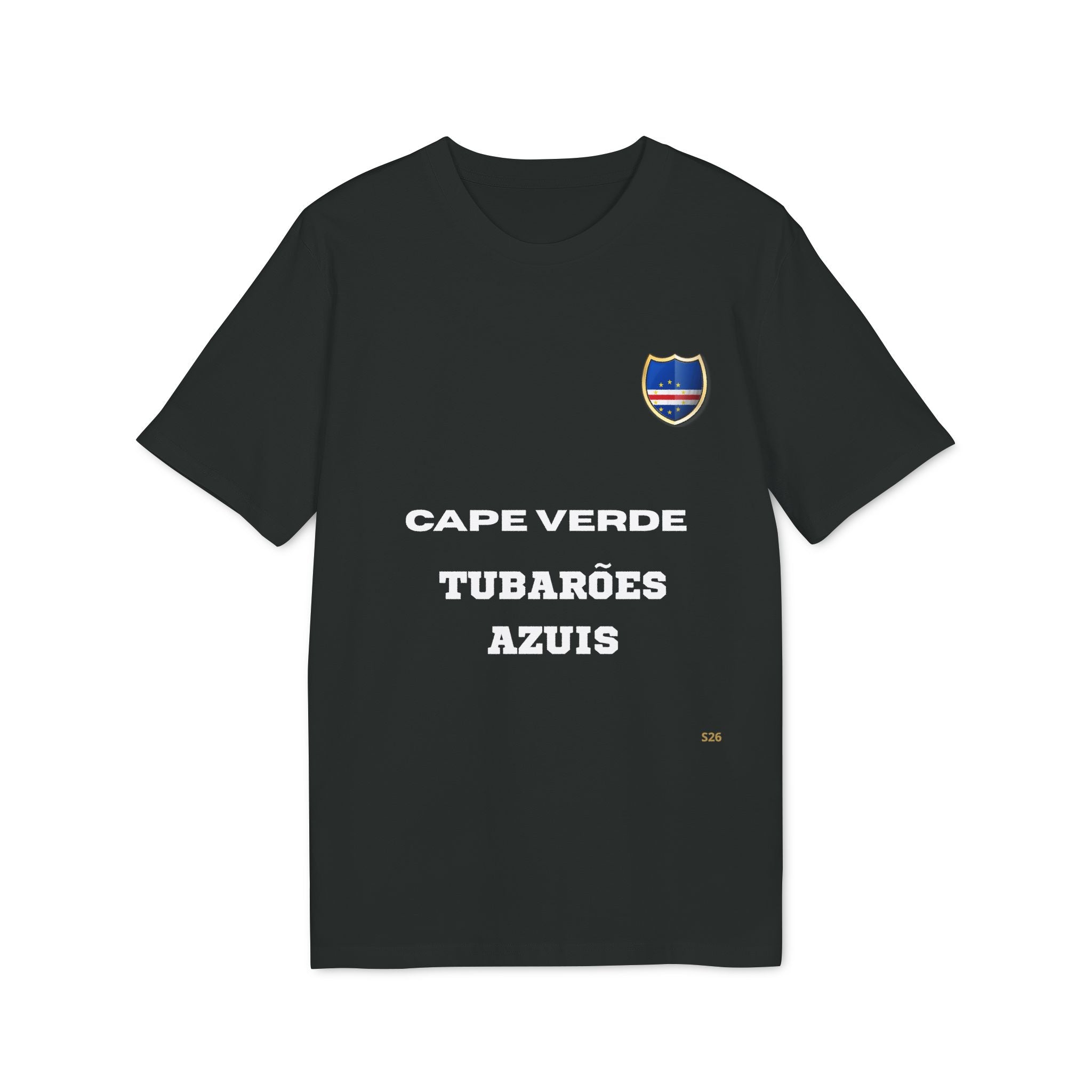 T-Shirt Cap-Vert – Édition "Tubarões Azuis" – Fierté du 238