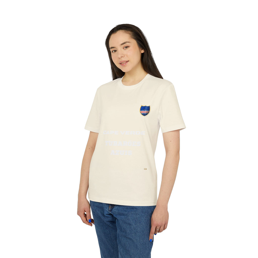T-Shirt Cap-Vert – Édition "Tubarões Azuis" – Fierté du 238