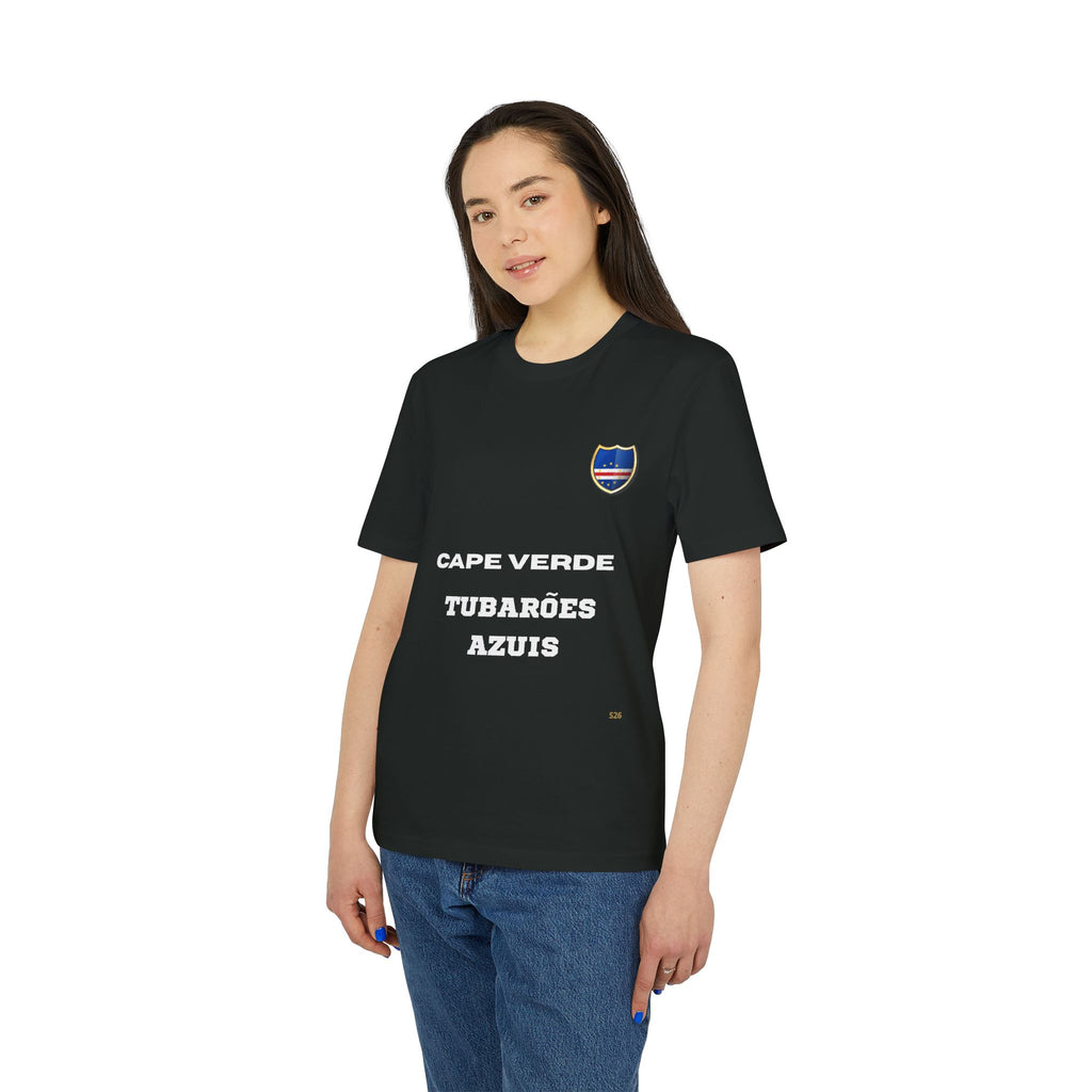 T-Shirt Cap-Vert – Édition "Tubarões Azuis" – Fierté du 238