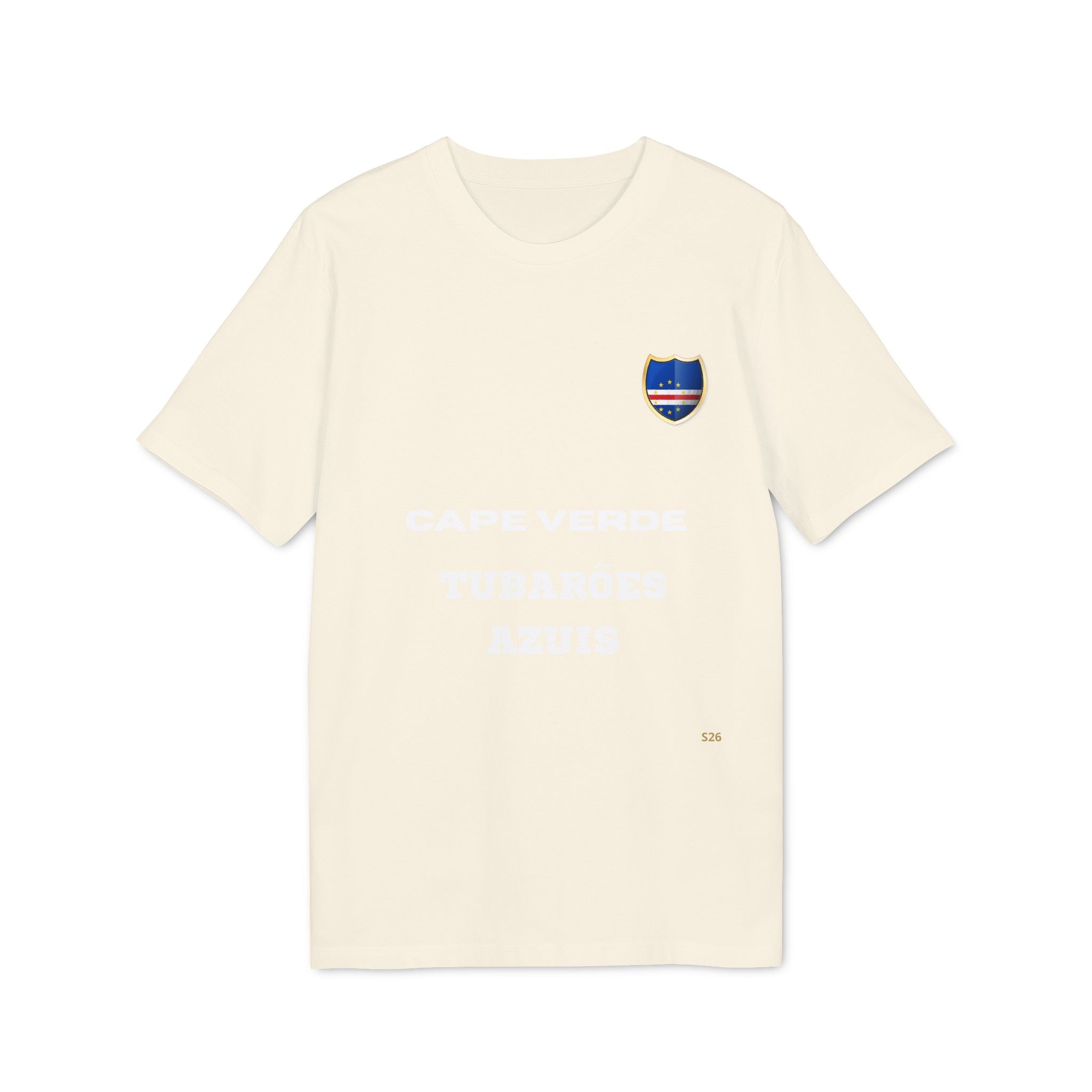 T-Shirt Cap-Vert – Édition "Tubarões Azuis" – Fierté du 238
